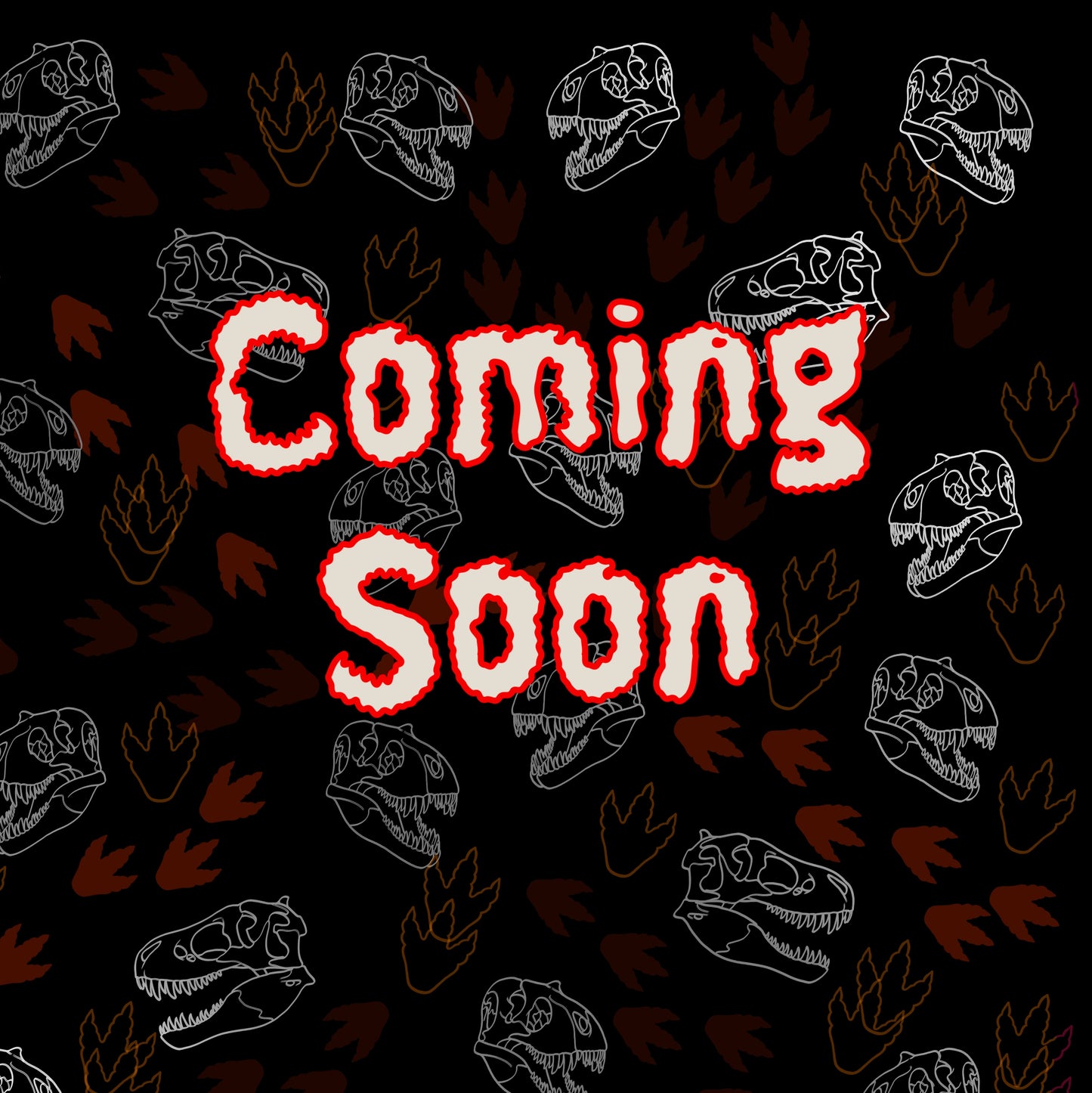 PREORDER - Cretaceous King Button-Up Shirt - Black/White/Red