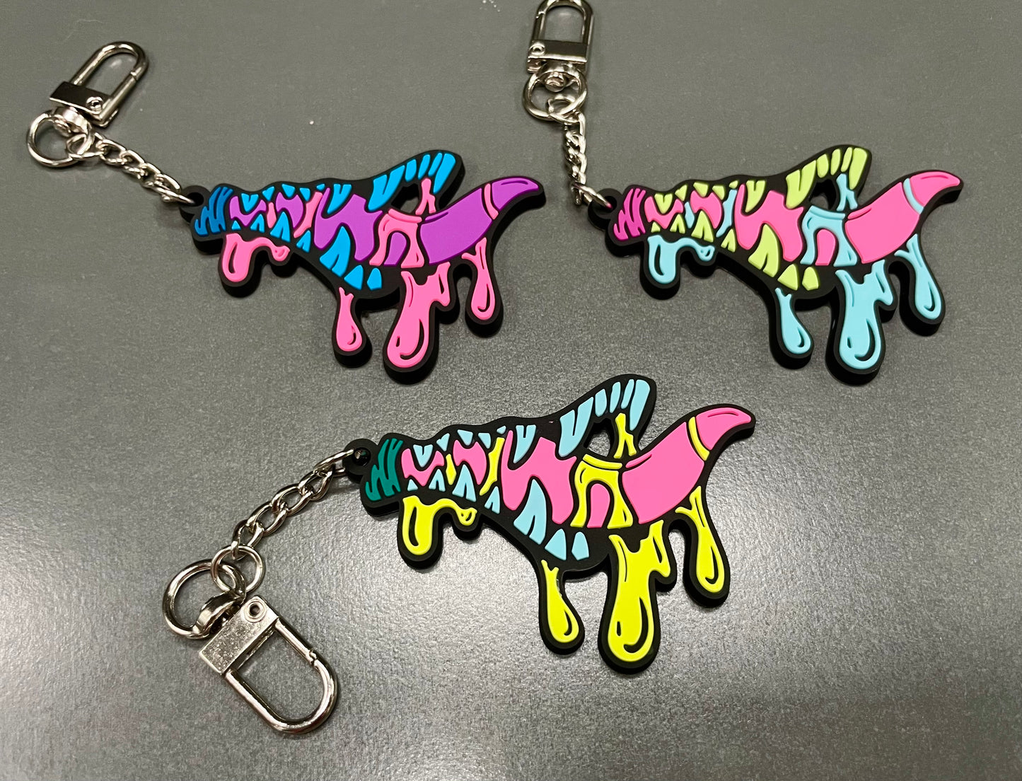 Slobbermaw Rubber Keychain