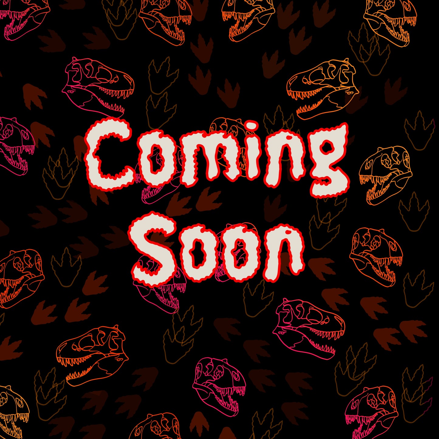 PREORDER - Cretaceous King Button-Up Shirt - Orange/Pink