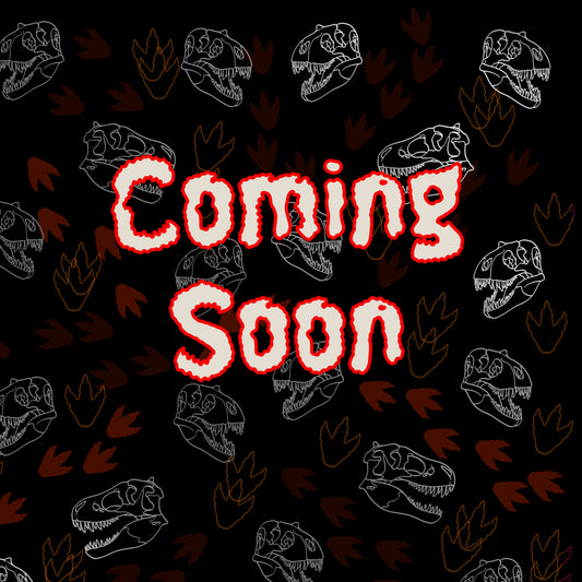 PREORDER - Cretaceous King Button-Up Shirt - Black/White/Red